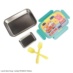 Lunch Box Youp  Candy PPL8033 Yellow 850ml Capacity