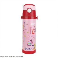 Water Bottle Youp Lucas PP516 Pink 500ml Capacity