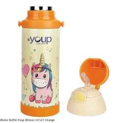 Water Bottle Youp Winner UC527 Orange 500ml Capacity