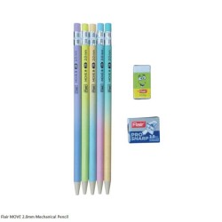 Flair MOVE 2.0mm Mechanical Pencil Assorted Colour, Pack of 10 Pencils Each