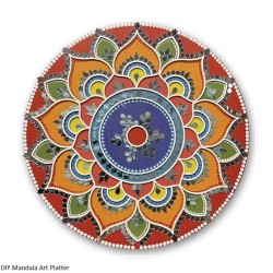 DIY Mandala Art Platter-Paint Yourself Activity Kit