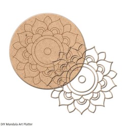 DIY Mandala Art Platter-Paint Yourself Activity Kit