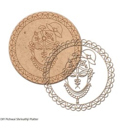 DIY Pichwai Shrinathji Platter-Paint Yourself Activity Kit