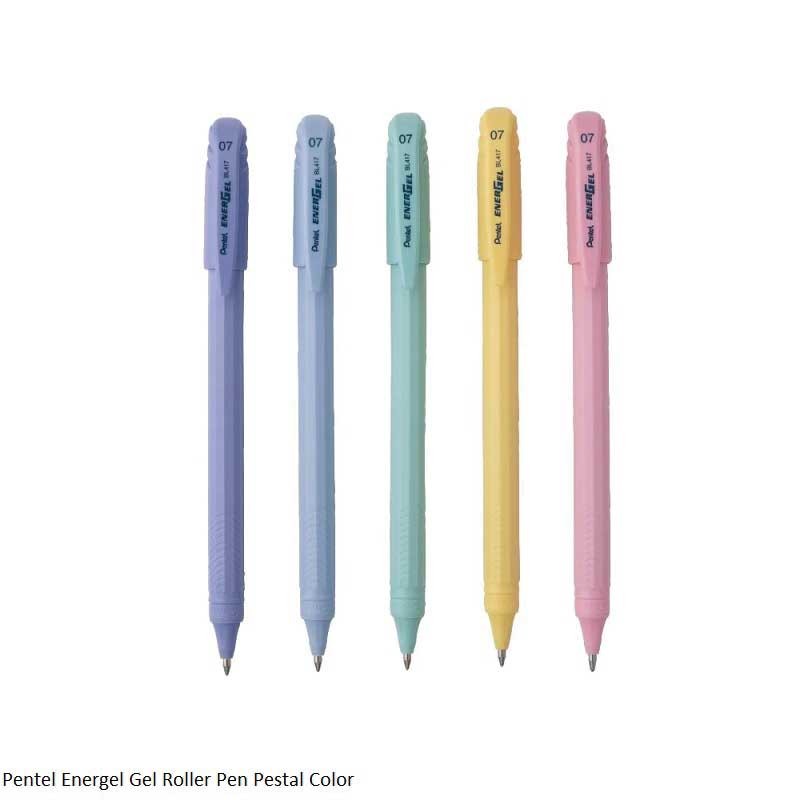 Pentel Energel Gel Roller Pen Pastel Colors