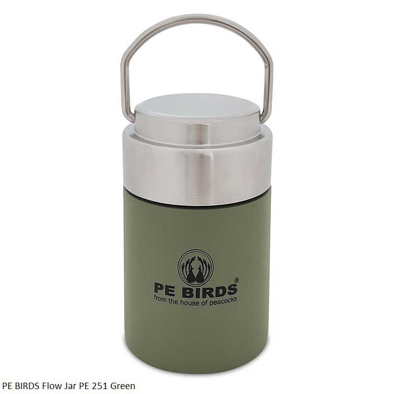 PE BIRDS Flow Jar PE 251 Green 220ml Capacity