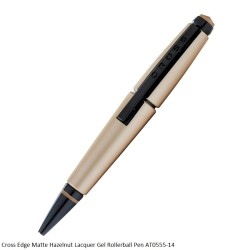 Cross Edge Matte Hazelnut Lacquer Gel Rollerball Pen AT0555-14