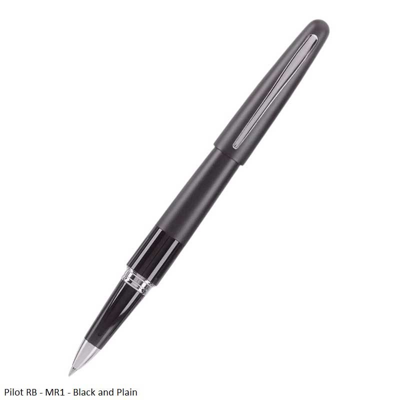 Pilot Roller Ball Pen - MR1 Black and Plain