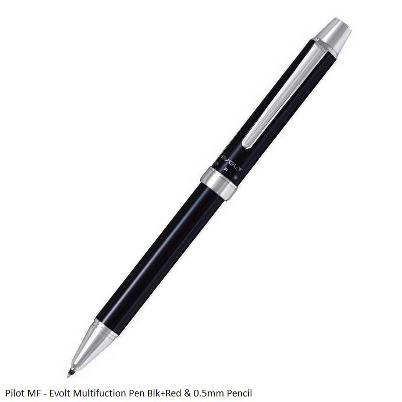 Pilot MF - Evolt Multifuction Pen Blk+Red Ball Pen & 0.5mm Pencil