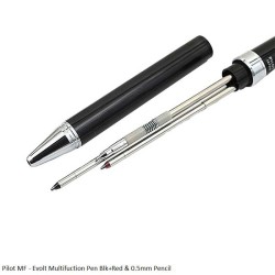 Pilot MF - Evolt Multifuction Pen Blk+Red Ball Pen & 0.5mm Pencil