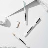Kaco - Tecflow Roller Pen Black 0.5mm Pack of 3Pens