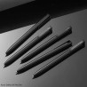 Kaco Daily Gel Pen, Pack of 5, Ink Black, 5 Different Points