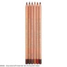 8826 - Gioconda Soft Pastel Art 6 Pencil Brown Tone Set of 6 by Koh-I-Noor