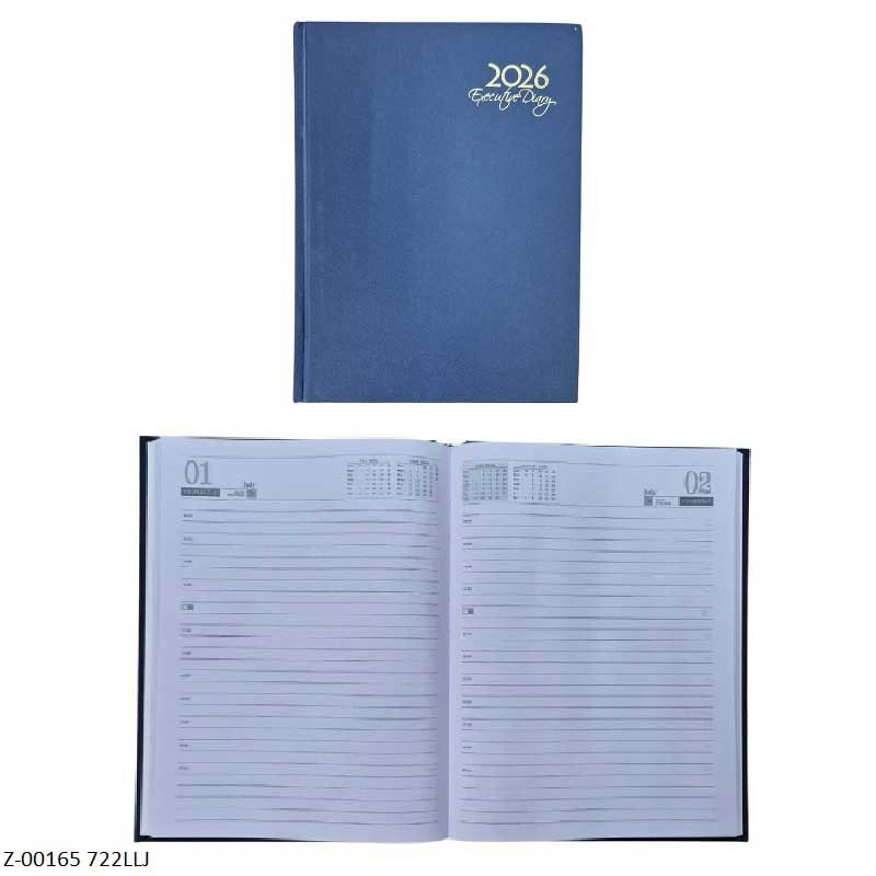 2026 Diary 722LLJ Rexin Cover, 1 Date, Saturday-Sunday Clubbed