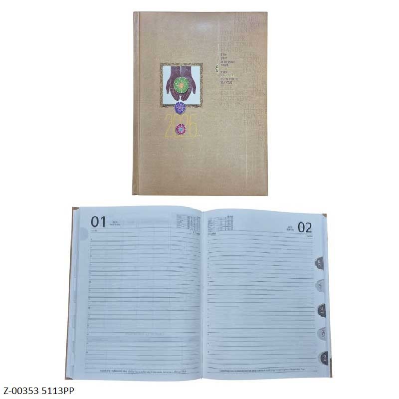 2026 Diary 365 Days 5113PP Theme Month Planner, Month Cut, Sunday Separate