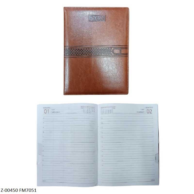 2026 Diary 365 Days FM-7051 Rexin Month Planner, Month Cur, Sunday Separate