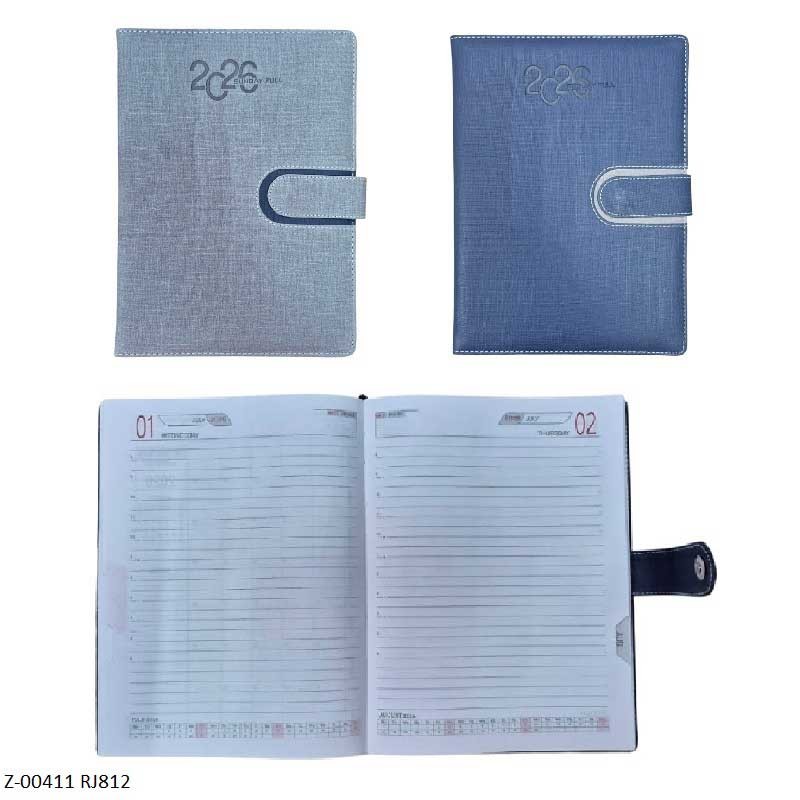2026 Diary 365 Days RJ-812 Rexin Month Planner, Month Cur, Sunday Separate
