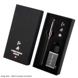 Hongdian - 1850 Fountain Pen Fude Nib Black