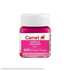 Camel Acrylic Colours-023 Brilliant Purple-15ml