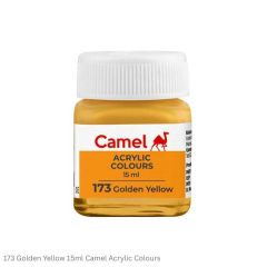 Camel Acrylic Colours-173 Golden Yellow-15ml