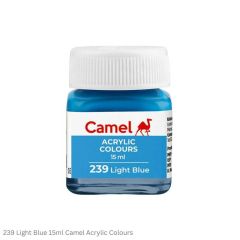 Camel Acrylic Colours-239 Light Blue-15ml
