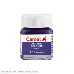 Camel Acrylic Colours-255 Mauve-15ml
