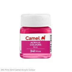 Camel Acrylic Colours-341 Pink-15ml