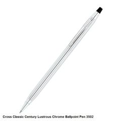 Cross Classic Century Lustrous Chrome Ballpoint Pen 3502