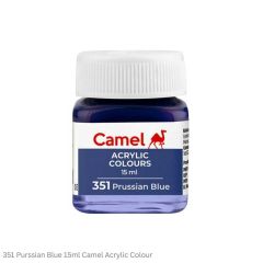 Camel Acrylic Colours-351 Prussian Blue-15ml