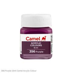Camel Acrylic Colours-356 Purple-15ml