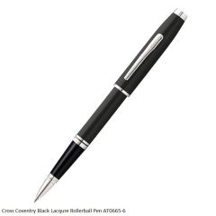 Cross Coventry Black Lacqure Rollerball Pen AT0665-6﻿