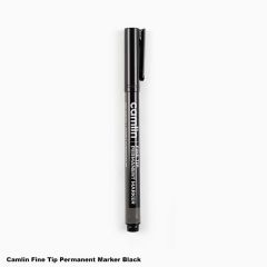 Camlin Fine Tip Permanent Markers  Black Colour