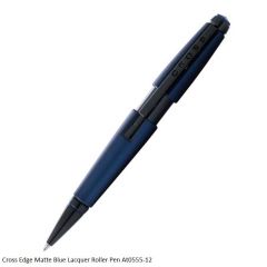 Cross Edge Matte Blue Lacquer Rollerball Pen At0555-12