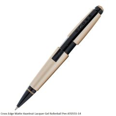 Cross Edge Matte Hazelnut Lacquer Gel Rollerball Pen AT0555-14