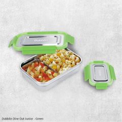 Dubblin Dine Out Junior Lunch Box Green 800ml