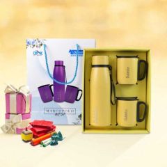 Dubblin Marcopolo Gift Set 650ml Water Bottle 1N and 200ml Mug 2N DBN-1969