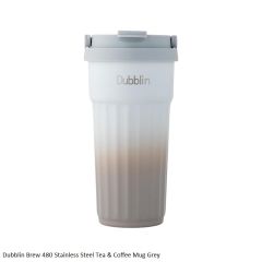 Dubblin Brew 480 Mug Grey Capacity 480ml