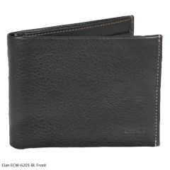 Elan ECW-6201-BR - RFID Brown Slim Wallet