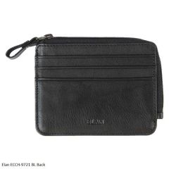 Elan ECCH-9271 Zipper Card Holder Black