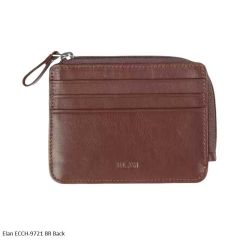 Elan ECCH-9271 Zipper Card Holder Brown