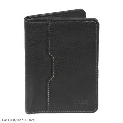 Elan RFID Blocking Card Holder ECCH-9722 Horizontal Card Holder Black
