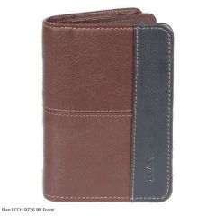 Elan ECCH-9726 BR - RFID Brown Business and Card Holder