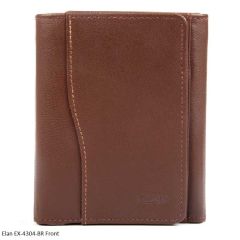 Elan Ex-4304-BR Brown - Njal Trifold Wallet
