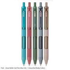 Flair ZOOX F7 Roller Gel Pen in Blue Ink