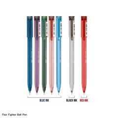 Flair Fighter 0.7mm Ballpoint Pen in Black, Blue and Red ink colors