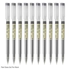 Flair Glass Gel Pen in Black Ink Color
