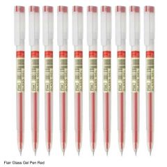 Flair Glass Gel Pen in Red Ink Color
