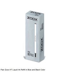 Flair Zoox H7 Liquid Ink Refill in Blue and Black Color