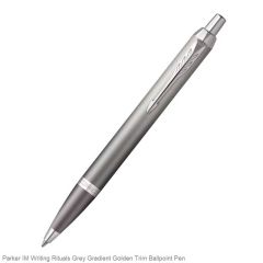 Parker IM Writing Rituals Green Gradient Golden Trim Ballpoint Pen