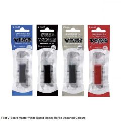 Pilot V-Board Master White Board Marker Refills Assorted Colours