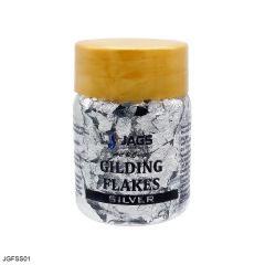 JAGS Gilding Flakes Small Bottle Silver JGFSS01
